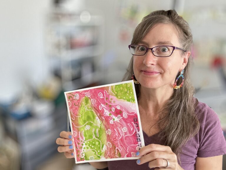 Jenn Paints Watercolor Girlfriend